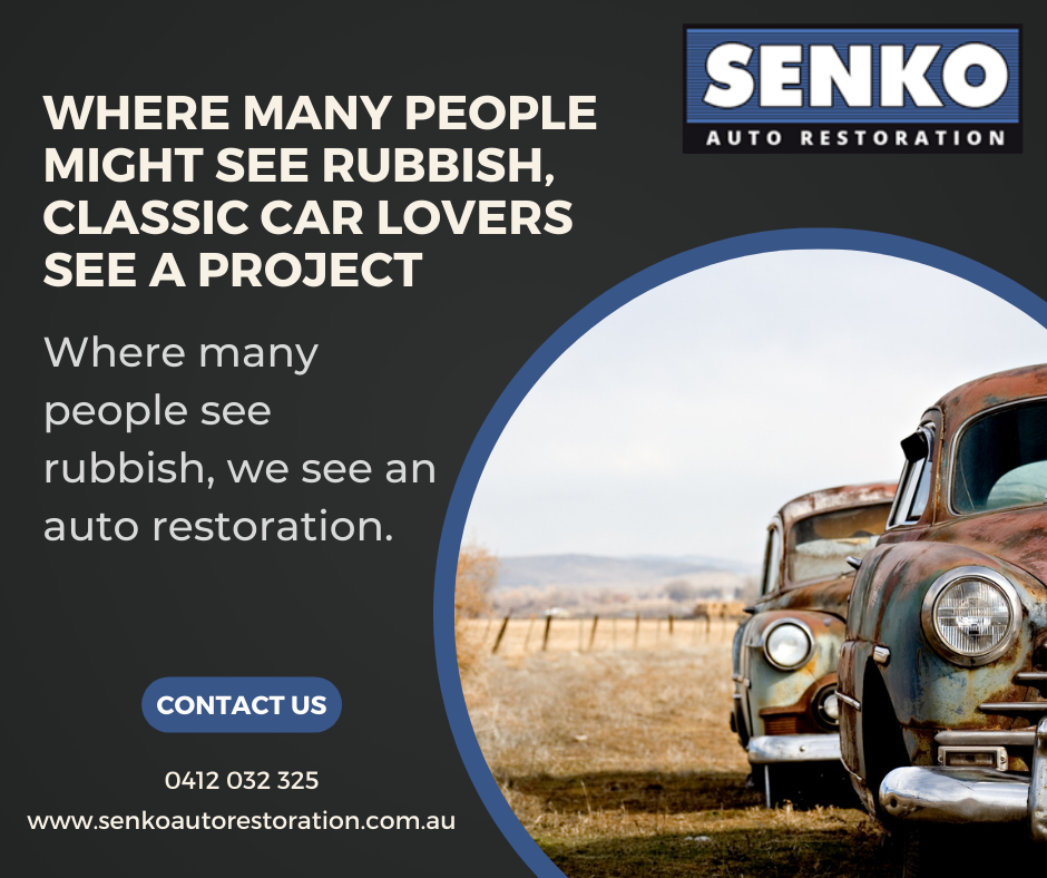 Where Many People Might See Rubbish, Classic Car Lovers See a Project
