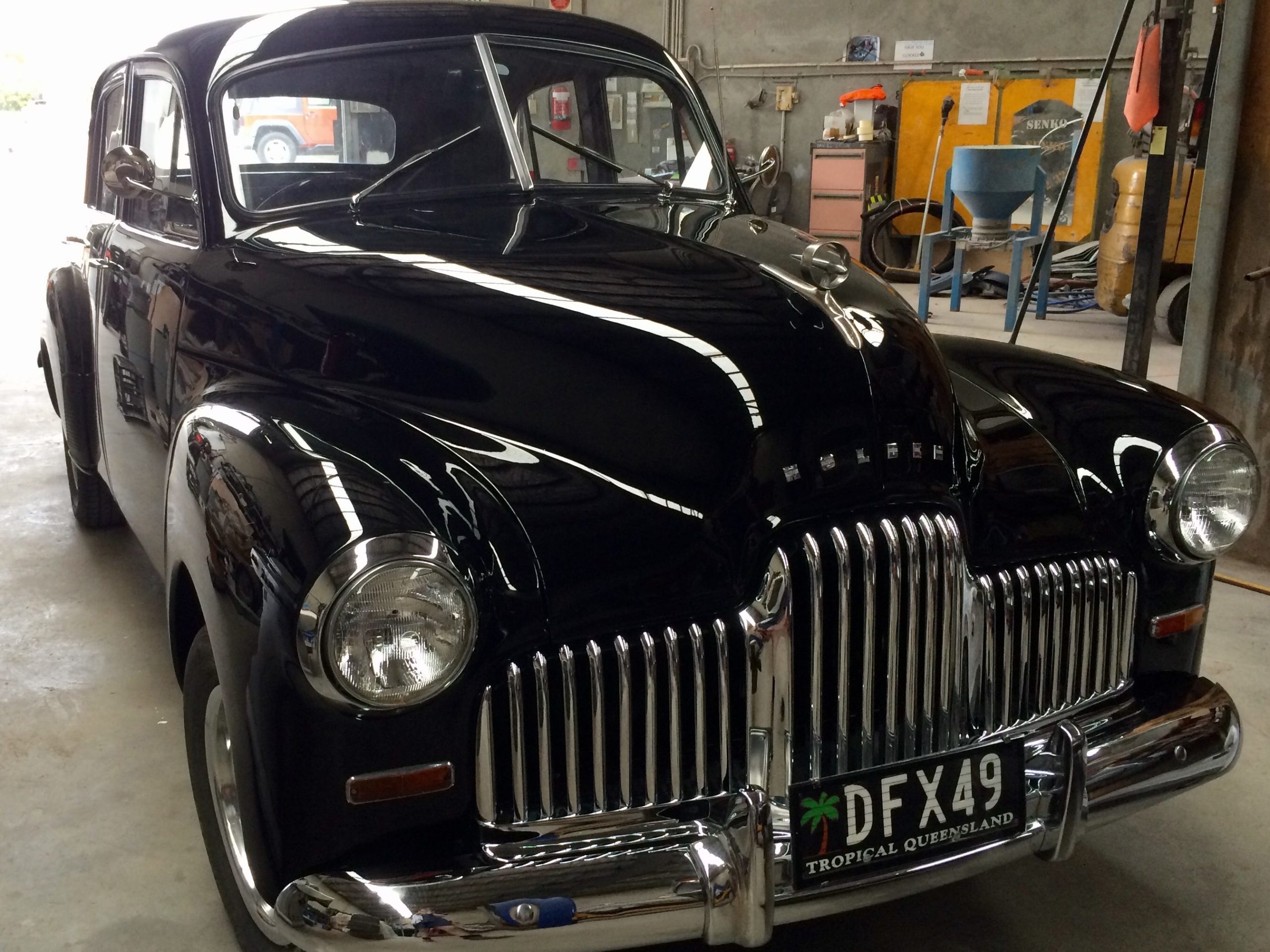 Car Restoration Brisbane - Black Car - Senko Auto Restoration