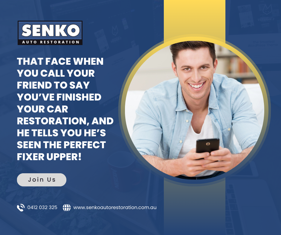 That face when you call Your Friend to say you’ve finished your Car Restoration, and he tells you he’s seen the perfect Fixer upper! | Senko Auto Restoration | Car Restoration